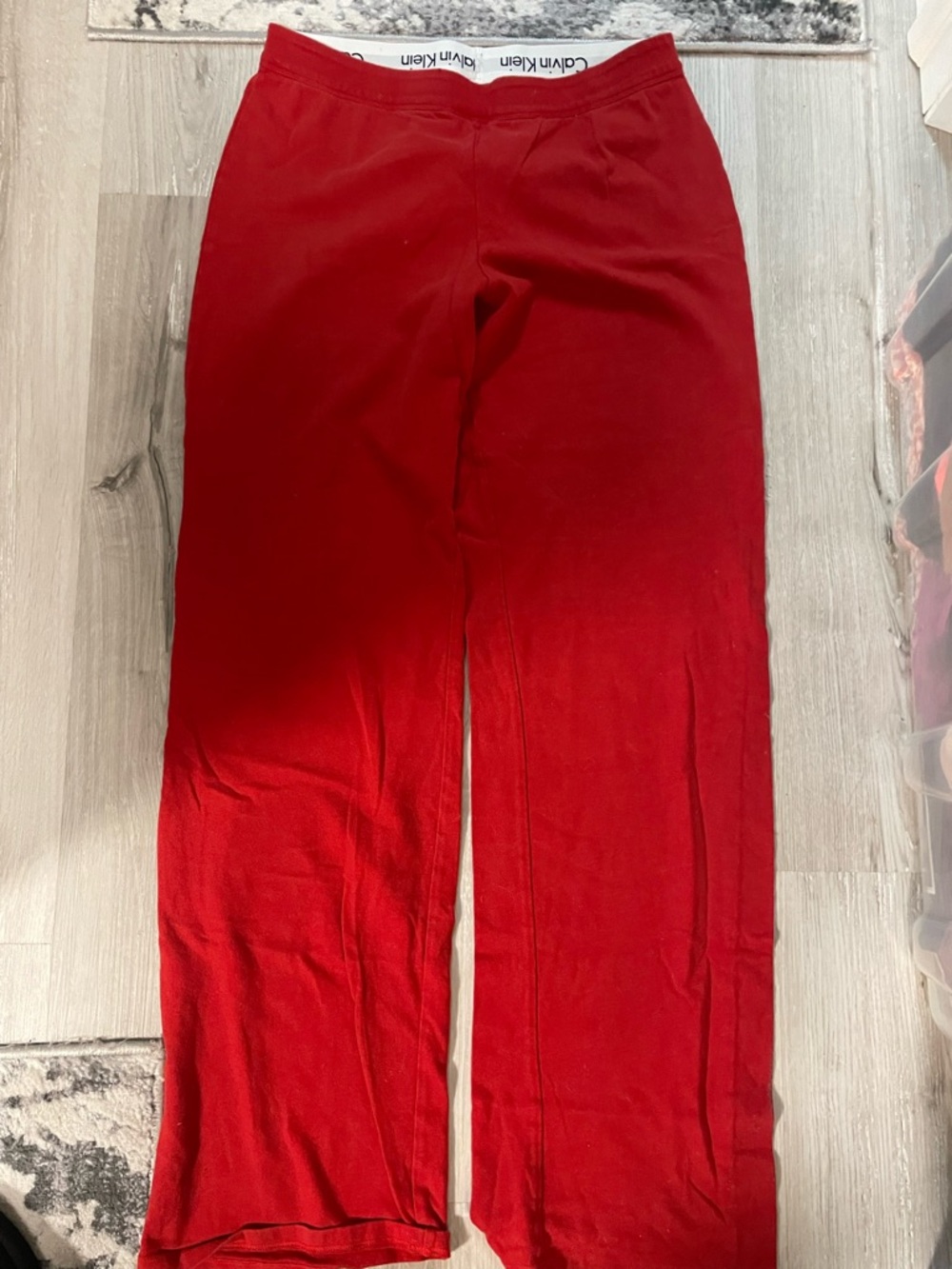 Calvin Klein Kids Bright Red Lounge Joggers